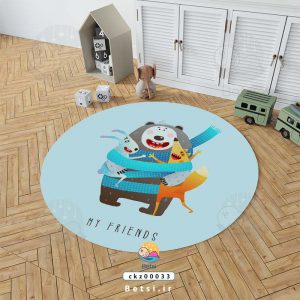 فرش اتاق کودک خرس و دوستان