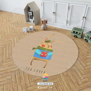 فرش اتاق کودک عاشق چای