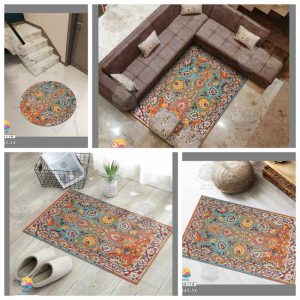 فرش پذیرایی طرح سنتی وینتیج